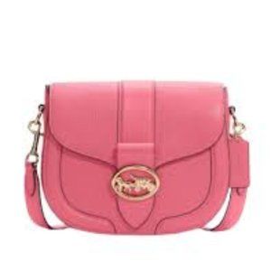 Coach Georgie Saddle Bag in Pink